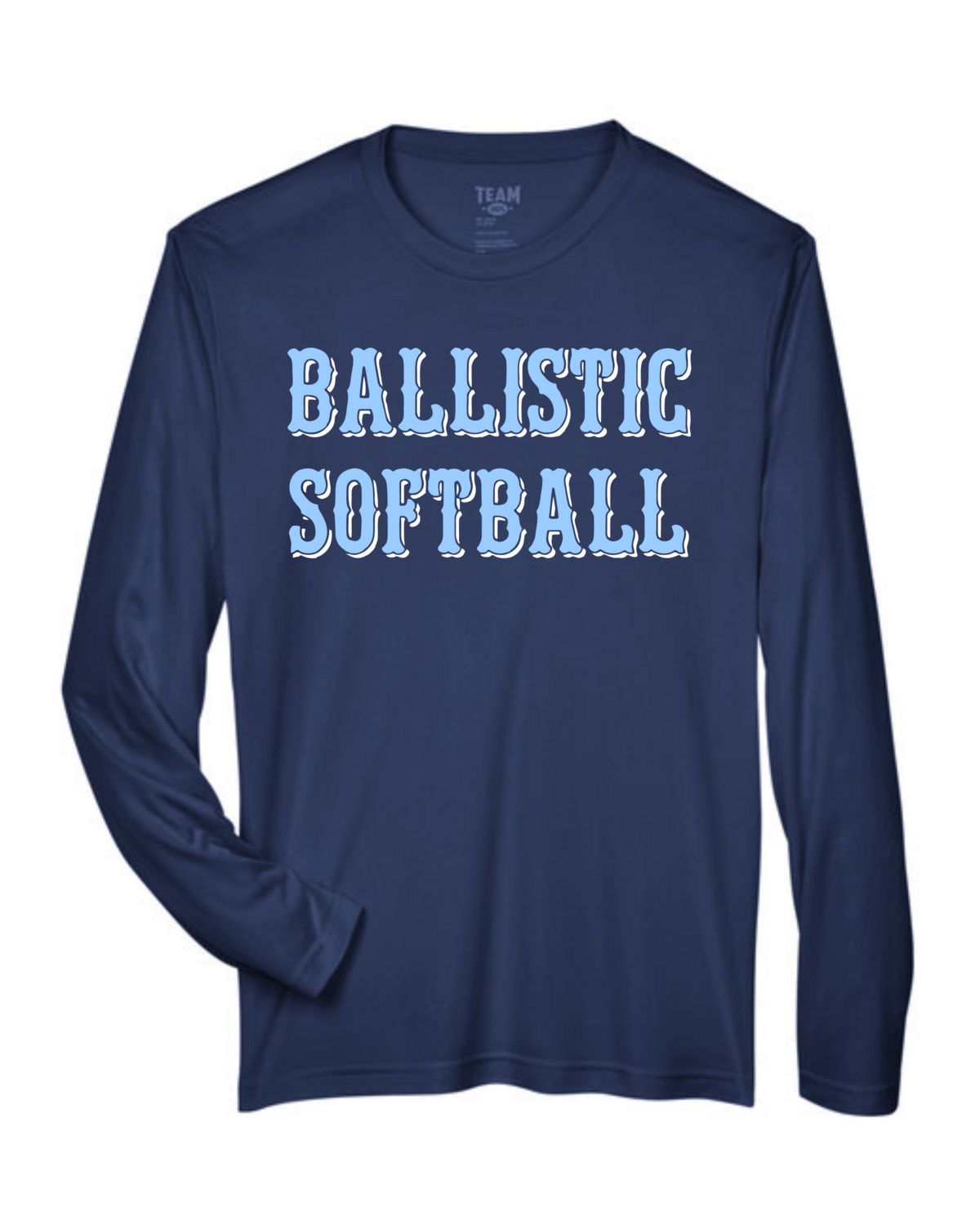 Ballistic Softball Navy DriFit Long Sleeve