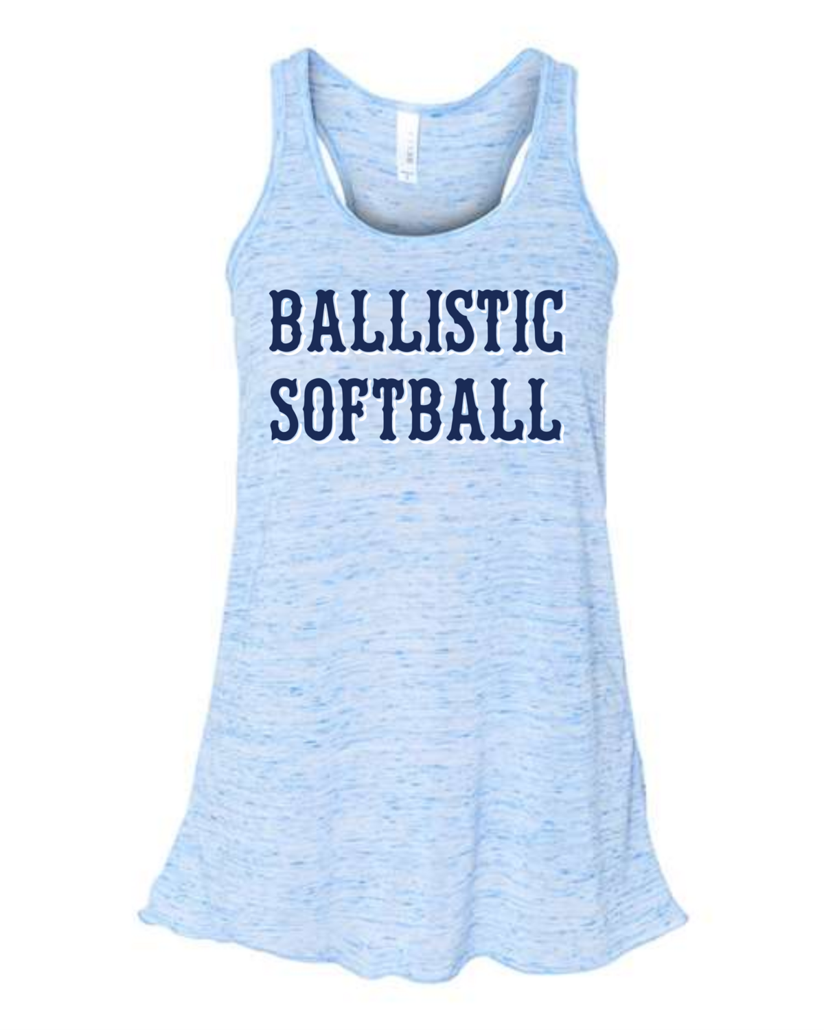 Ballistic Softball Blue Marble Bella Flowy Tank