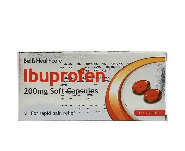Bell's Ibuprofen 200mg Liquid Soft Gel 16 Capsules