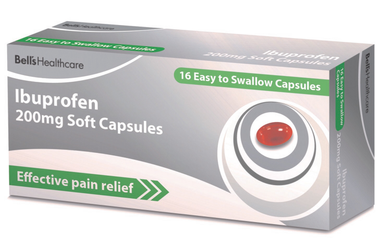 Bells Ibuprofen 200mg Soft Capsule (Liquid)