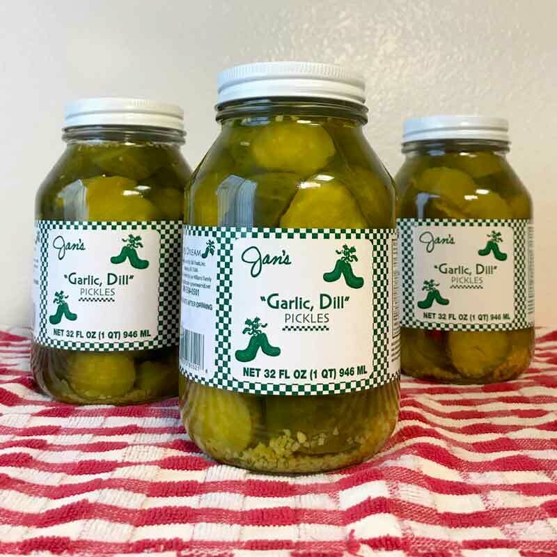 Garlic, Dill Pickles Jan's Pickles