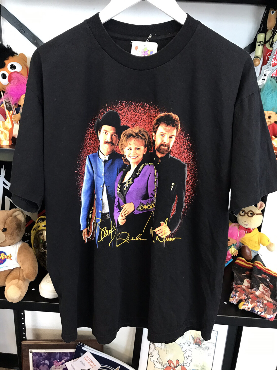 Vintage 1997 Brooks And Dunn Reba Tour Tee Sz large