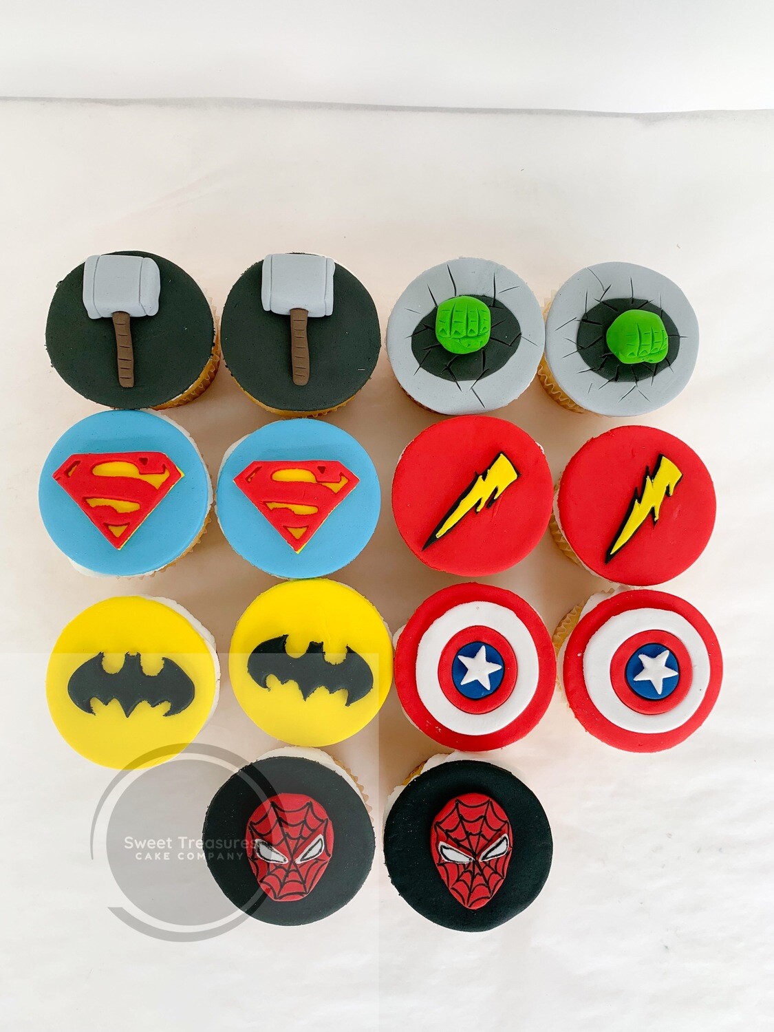 Superhero Cupcakes