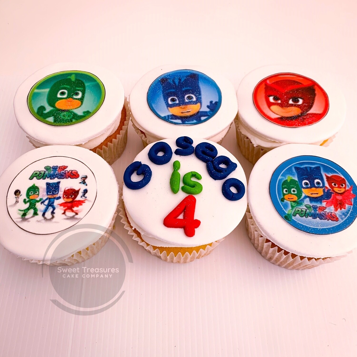 PJ Mask cupcakes