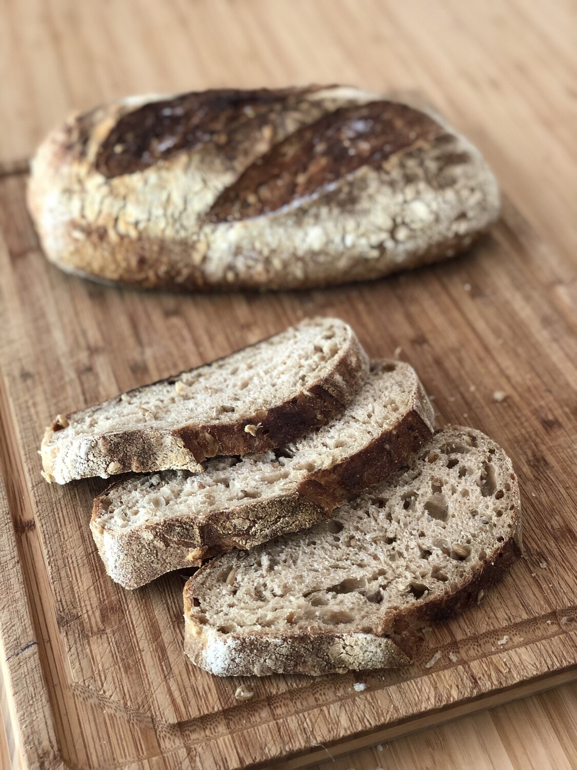 Organic MixedGrains Sourdough Bread Loaf