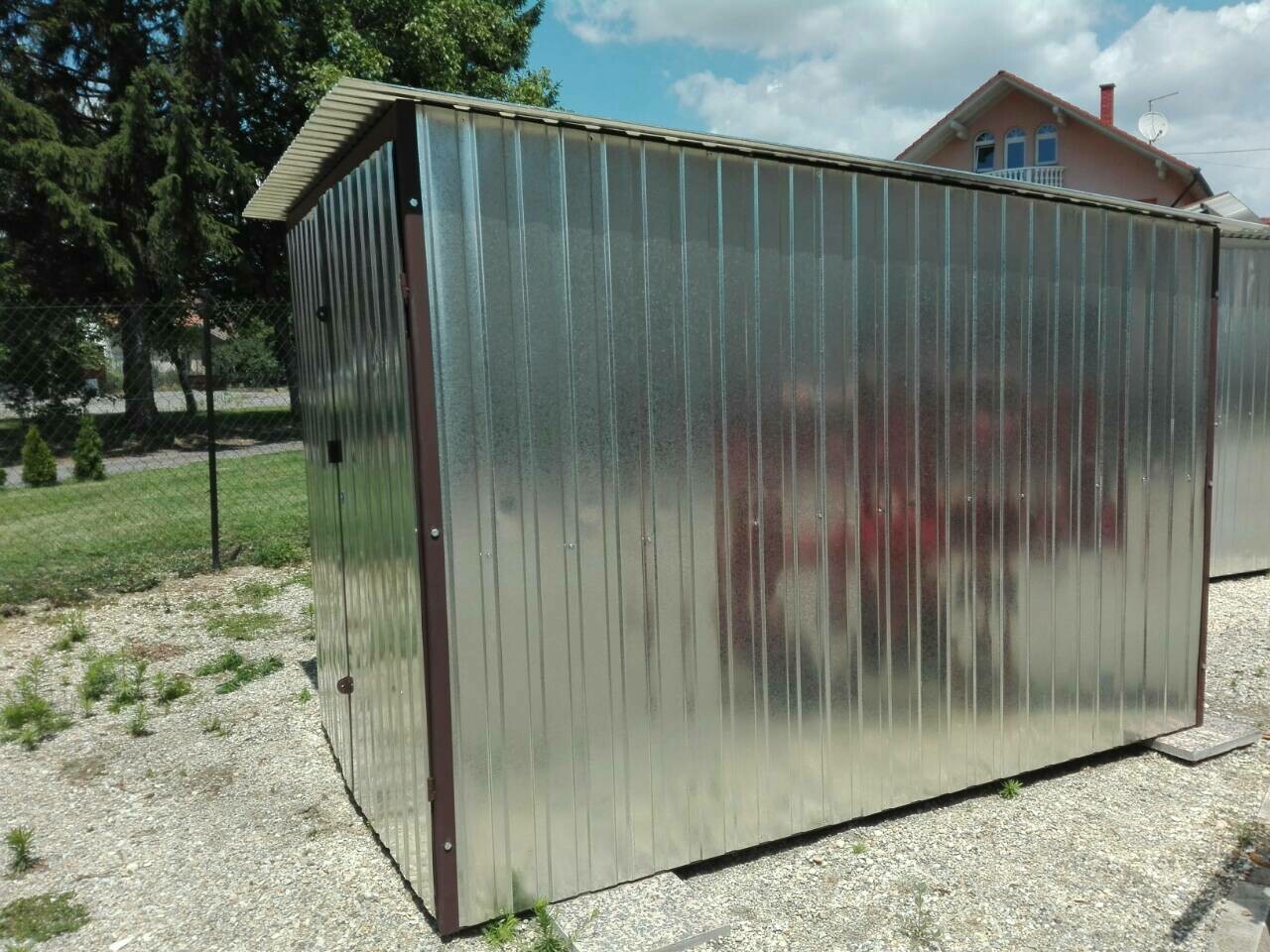 Metallhaus - LAGERUNG 2 × 3 m - Eigenproduktion