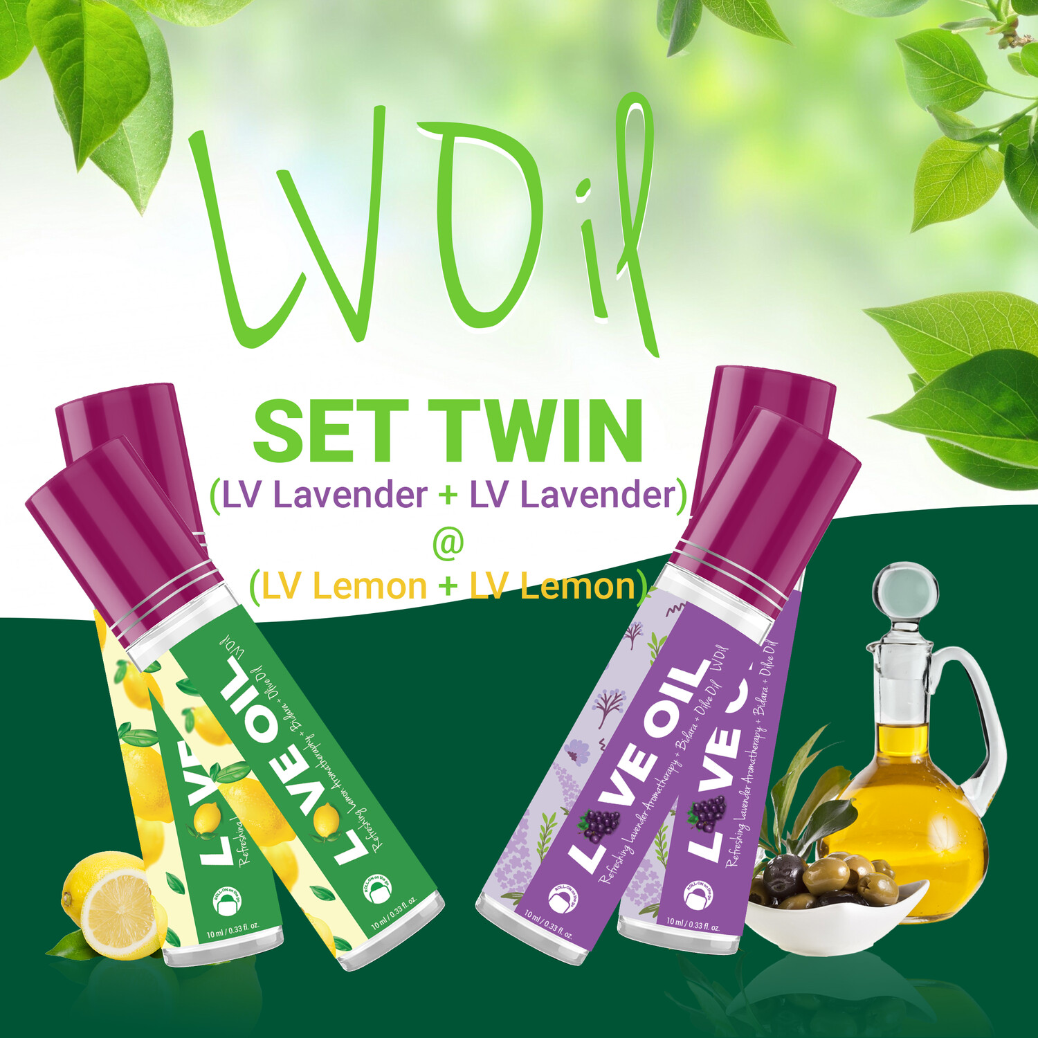 Love Oil Aromaterapi (Set Twin)