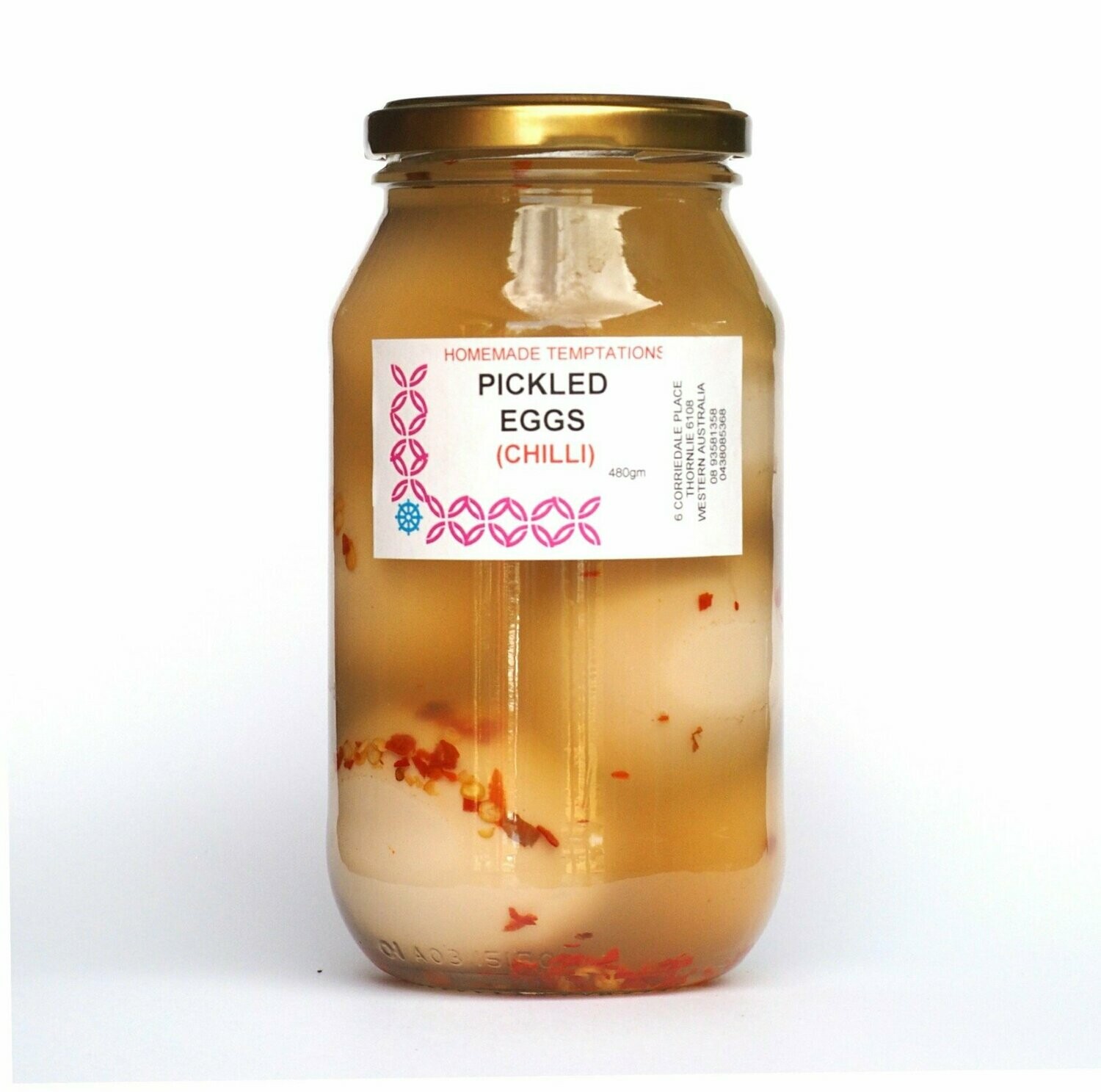 Pickled Eggs Chilli 480gm