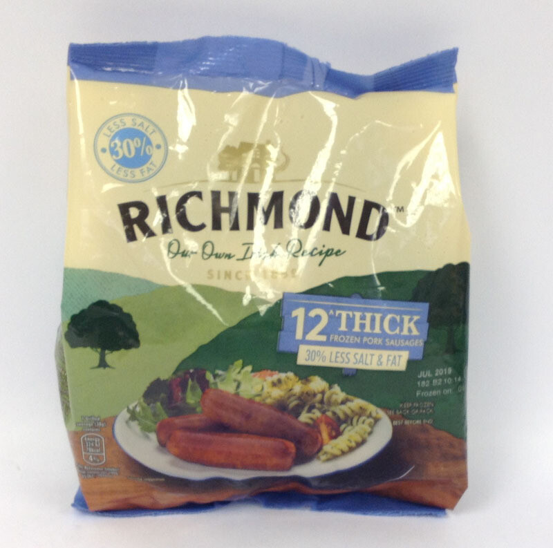 Richmond Thick Pork Sausages 30 less salt