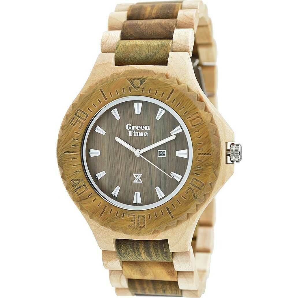 Orologio fasi lunari in legno Green Time ZW161B