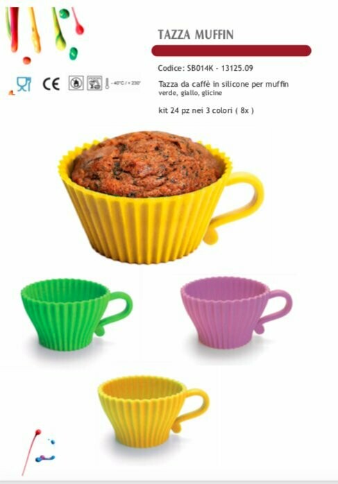Stampi Muffin Silicone e Cupcake