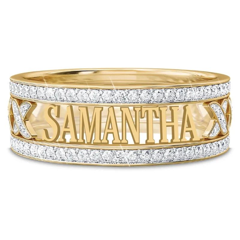 08  Personalisierter Diamant Ring