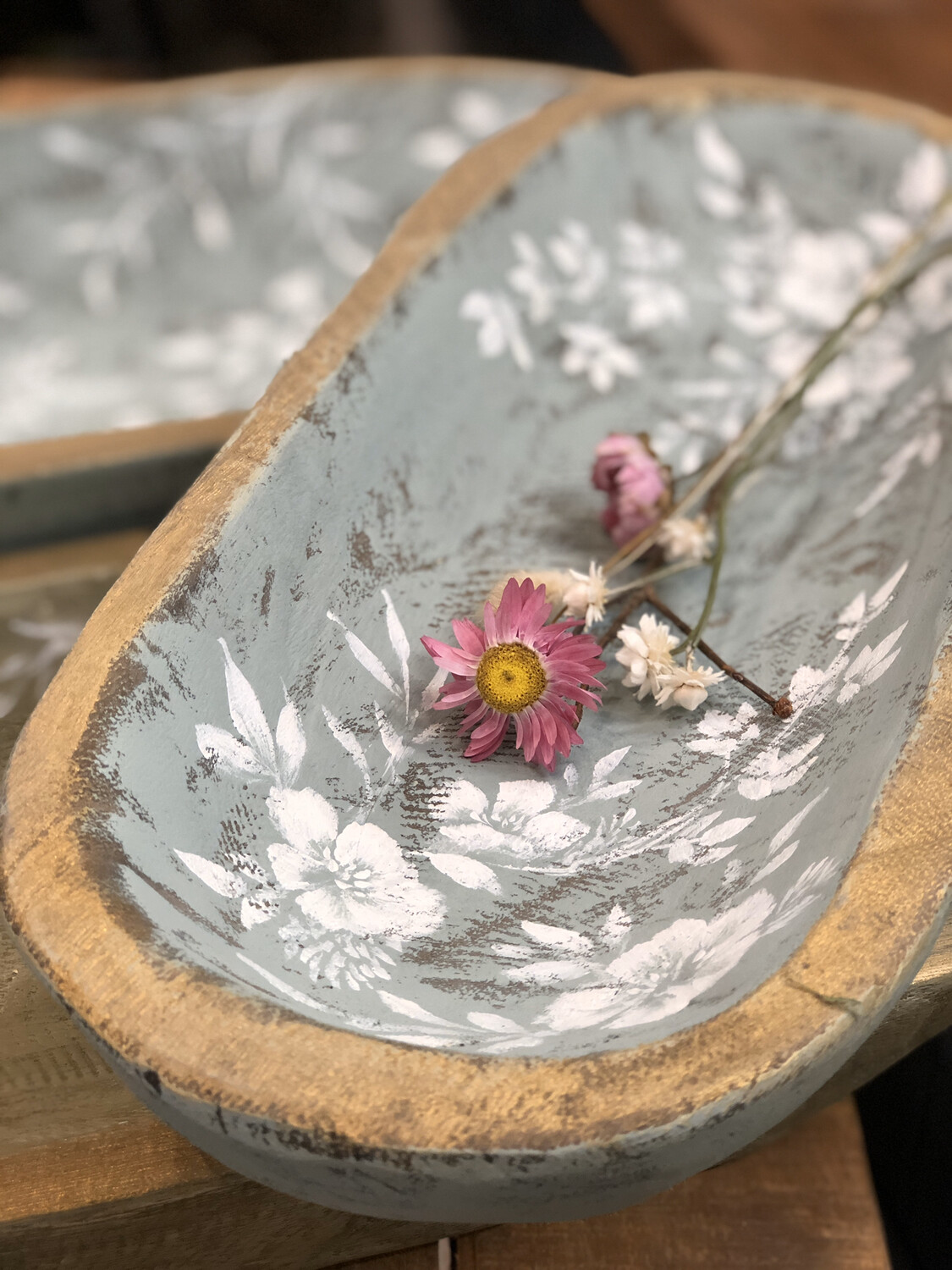 Painted Dough Bowl No 163
