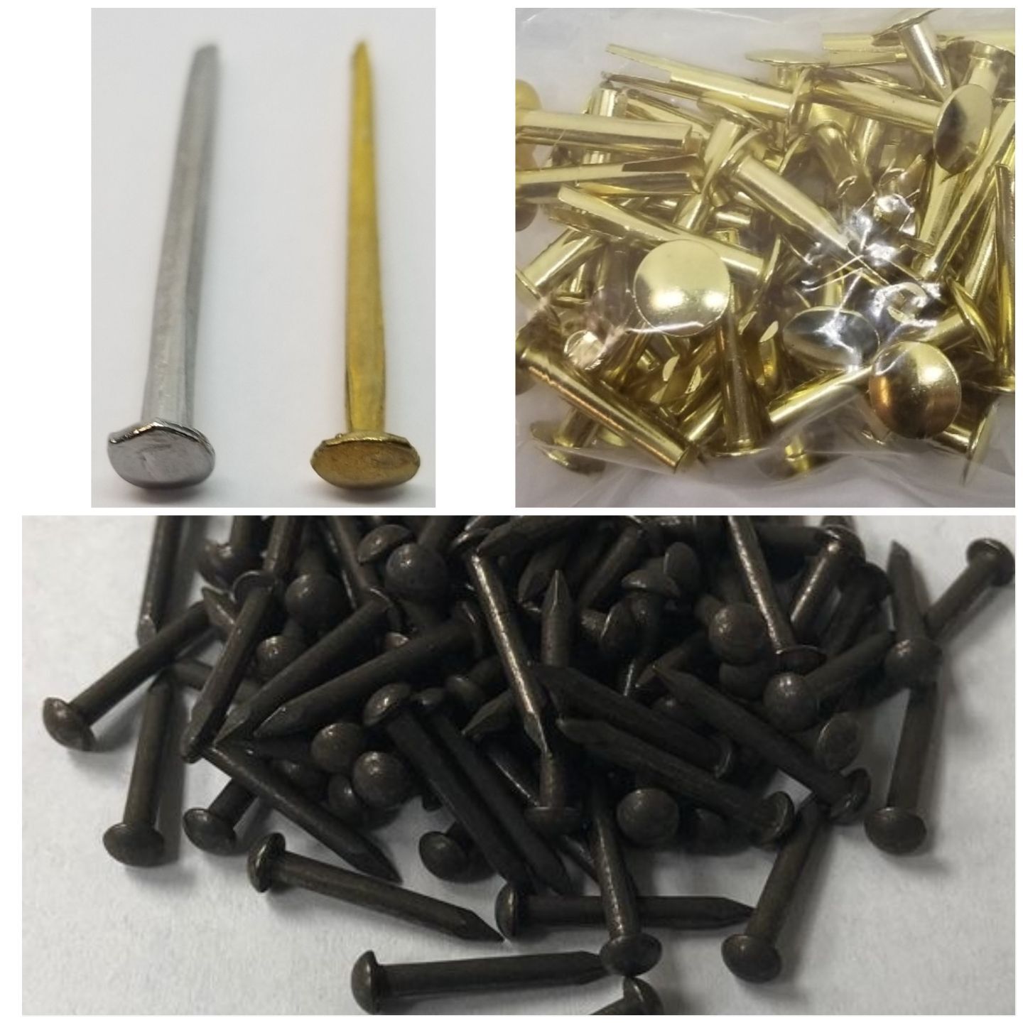 Trunk Nails, Tacks, and Rivets Furniture Restoration Hardware and