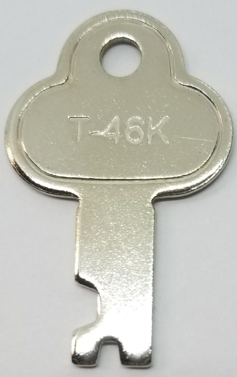 Trunk Lock Key T46k T46 3815 3835 trunk chest steamer vintage