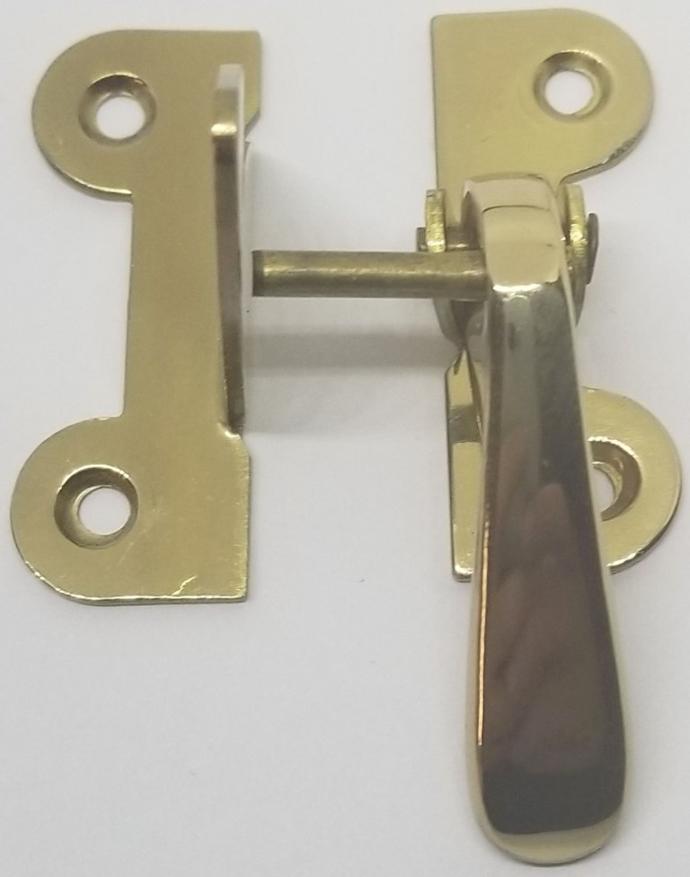 (LIMITED STOCK) BRASS RIGHT Hand OFFSET McDougall Latch polished
