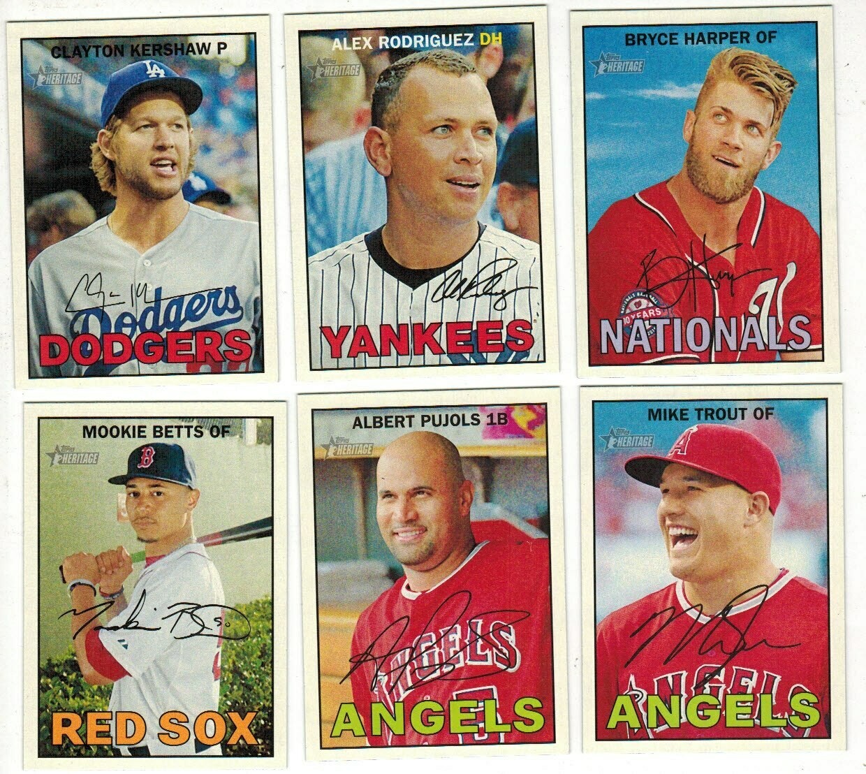 2016 Topps Heritage Baseball Complete set Nr Mint/Mint