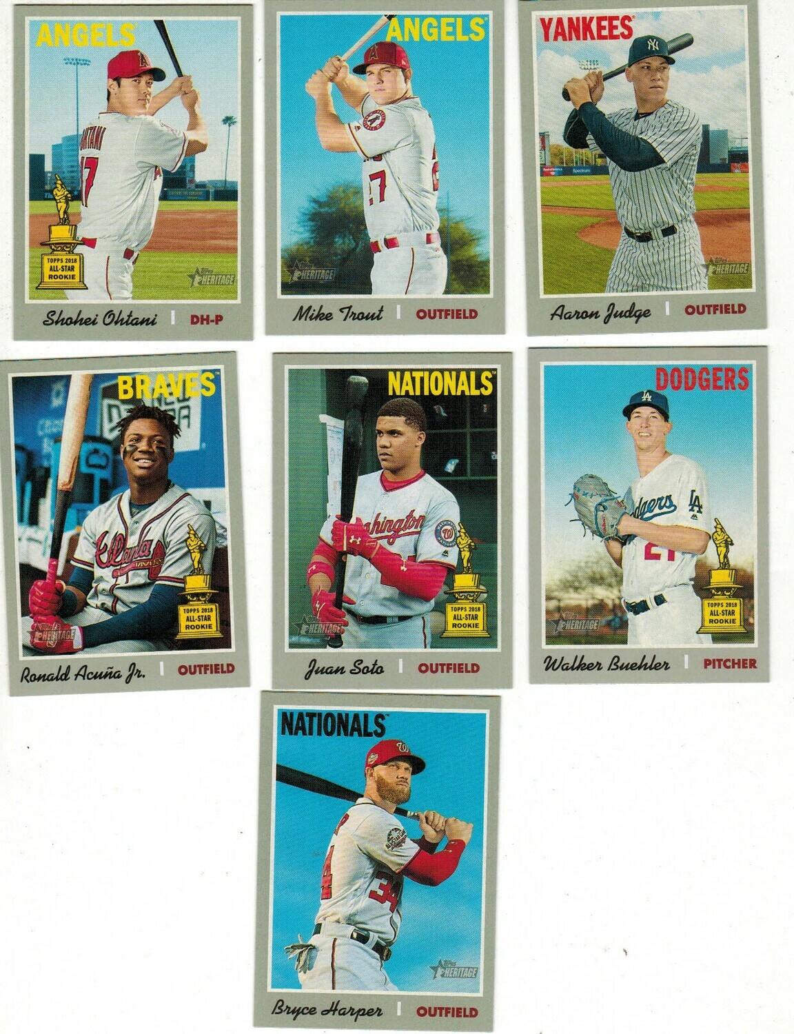 2019 Topps Heritage Baseball Complete set Nr Mint/Mint