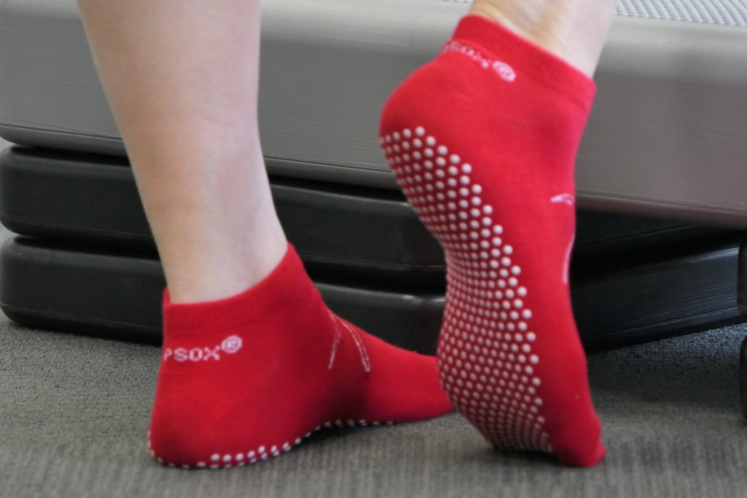 REDuce Falls Socks® (Anklet) Shop GripSox The Leading NonSlip