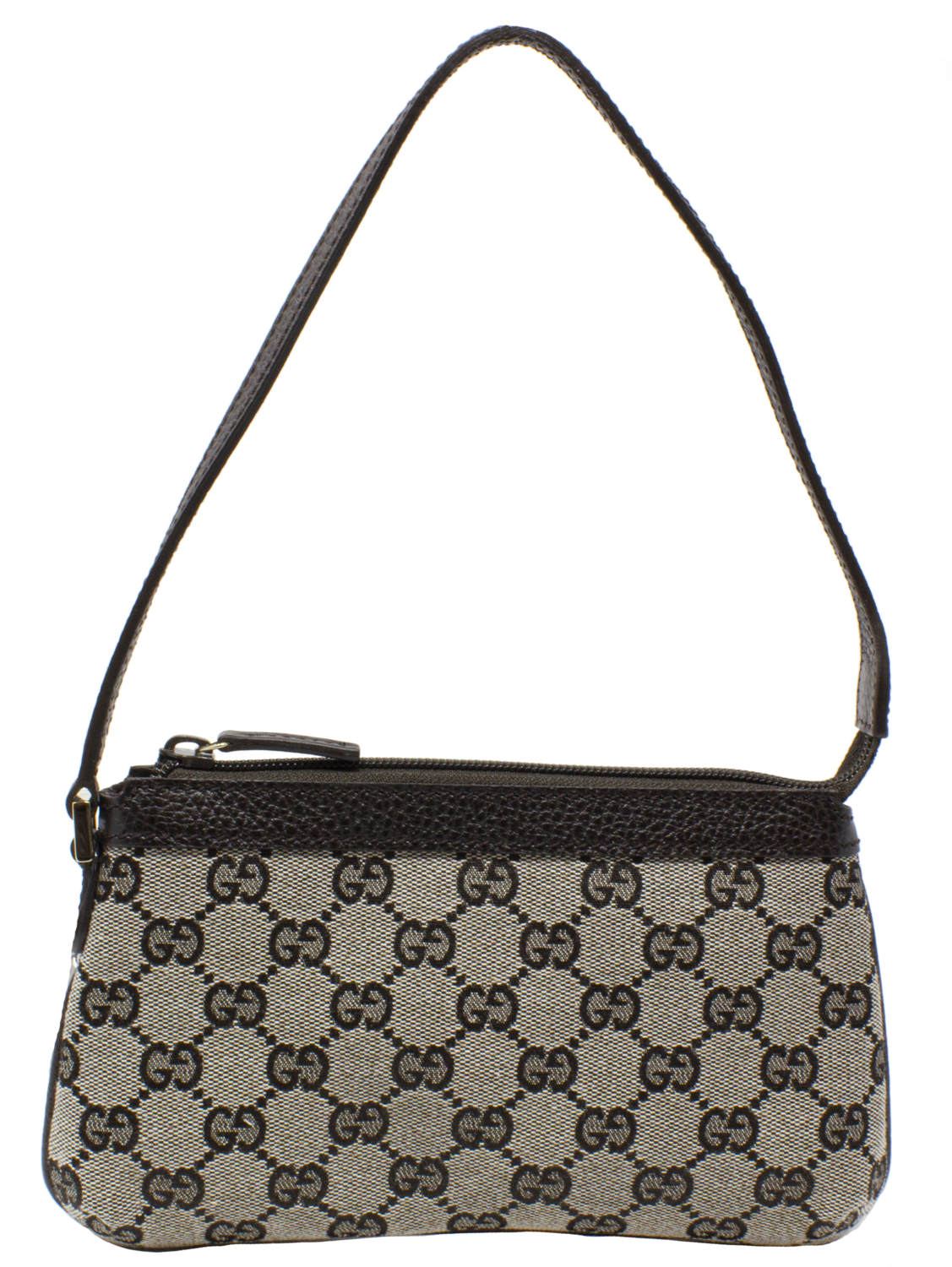 Gucci GG Gray Canvas Shoulder Bag shop