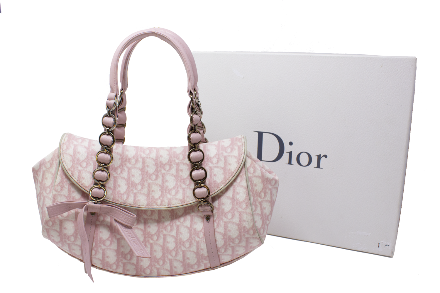 Christian Dior Pink Diorissimo Girly Shoulder Bag shop