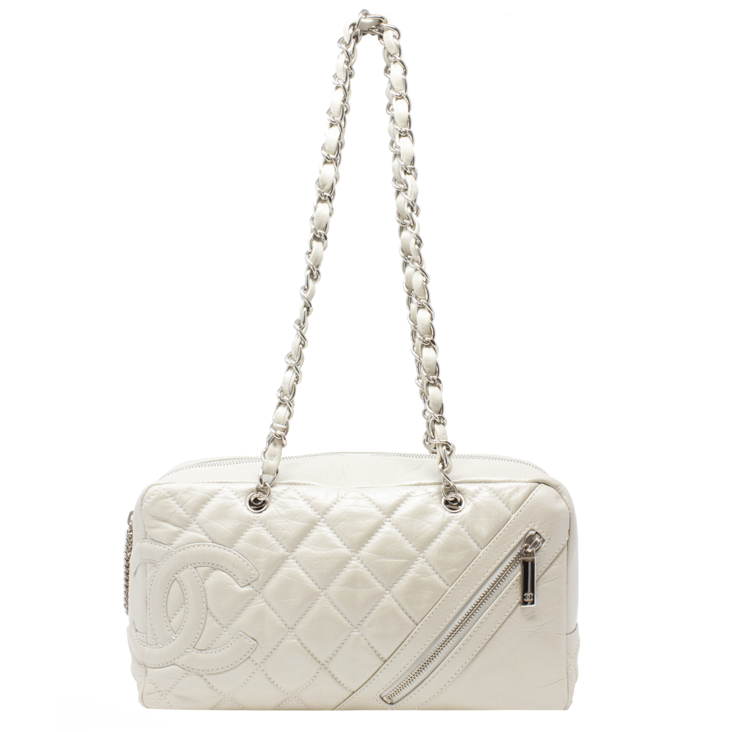 Chanel Pearl Iridescent Quilted CC Bag shop