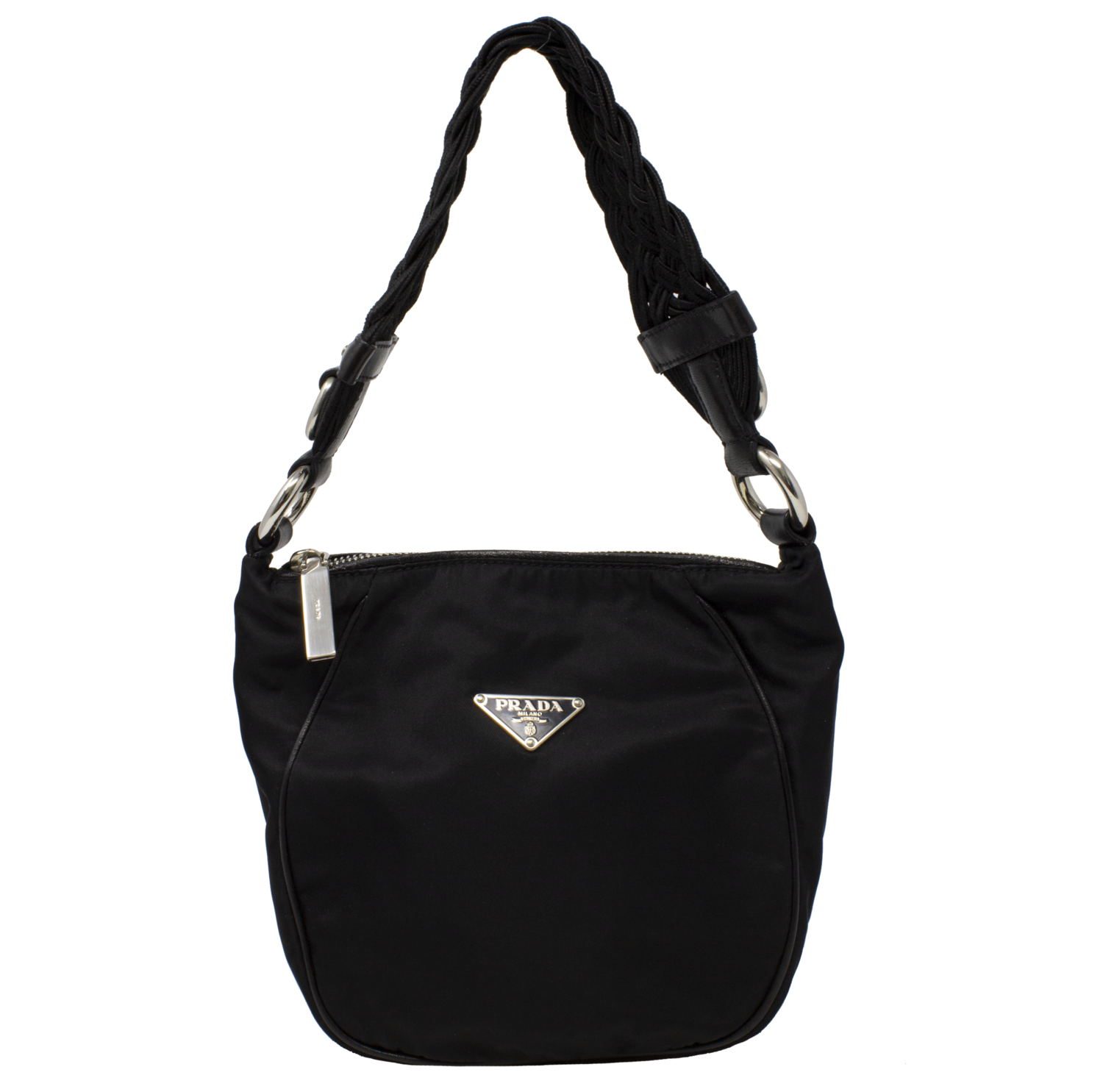 Prada Tessuto Nylon Sport Braided Shoulder Bag shop