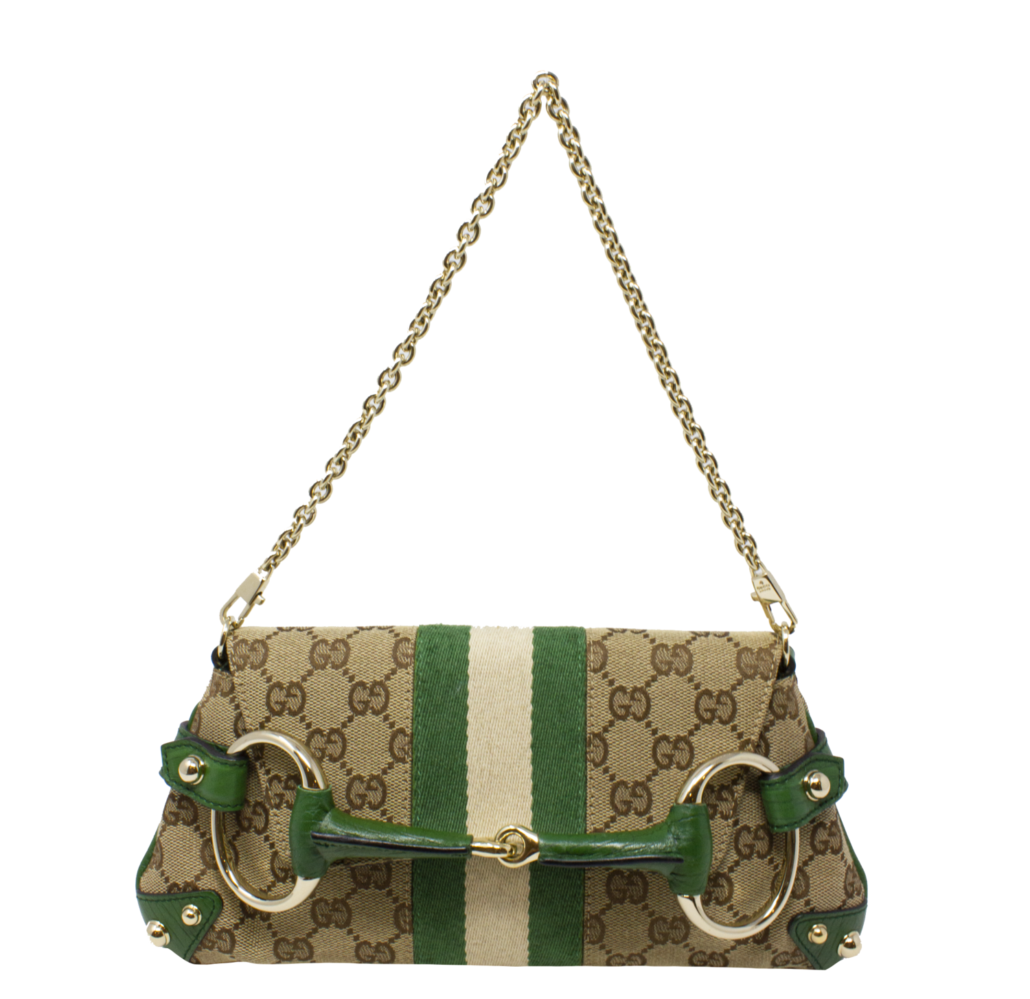 Gucci by Tom Ford Limited Green GG Horsebit Pochette shop