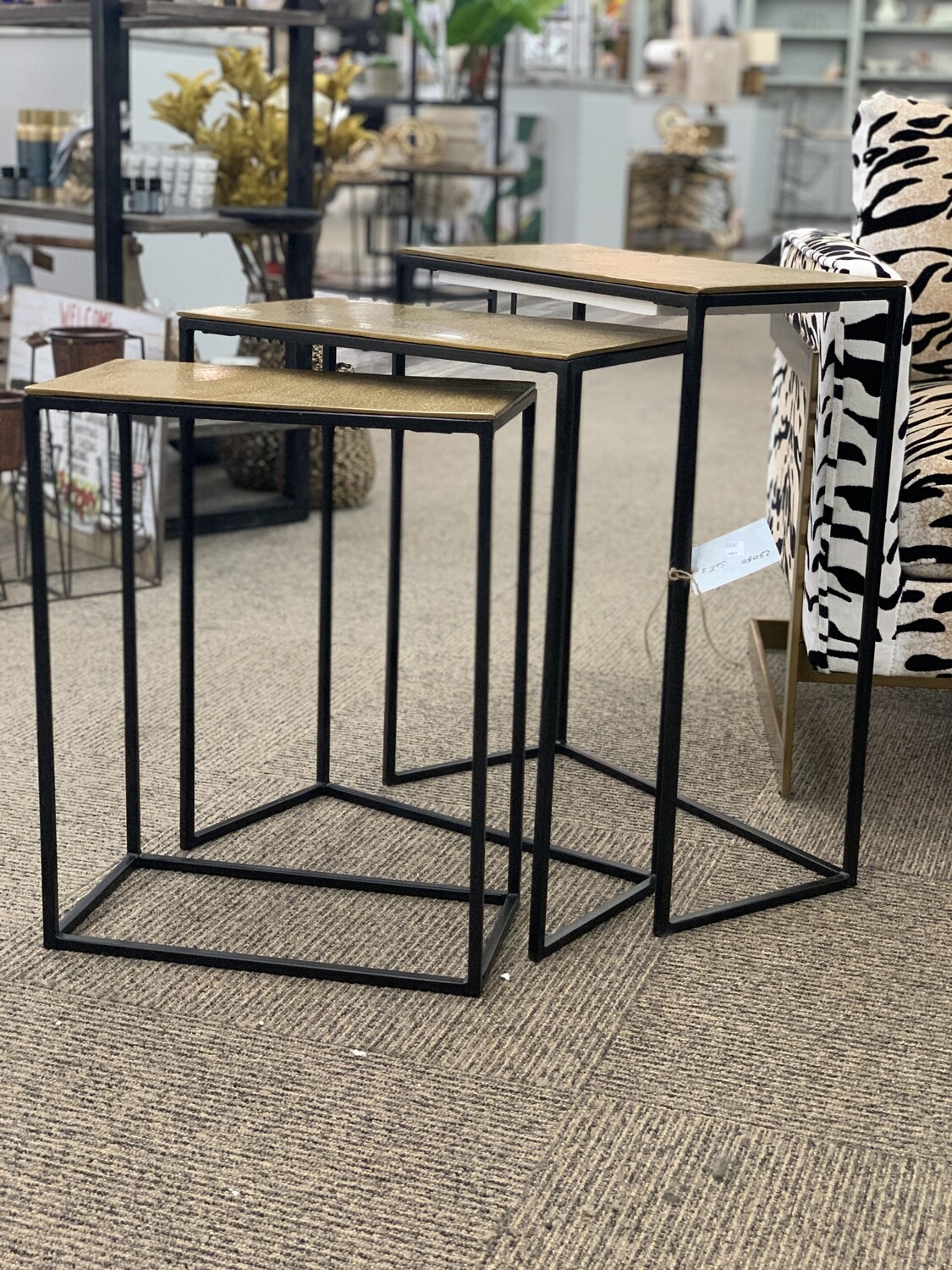 Gold Tables Set of 3