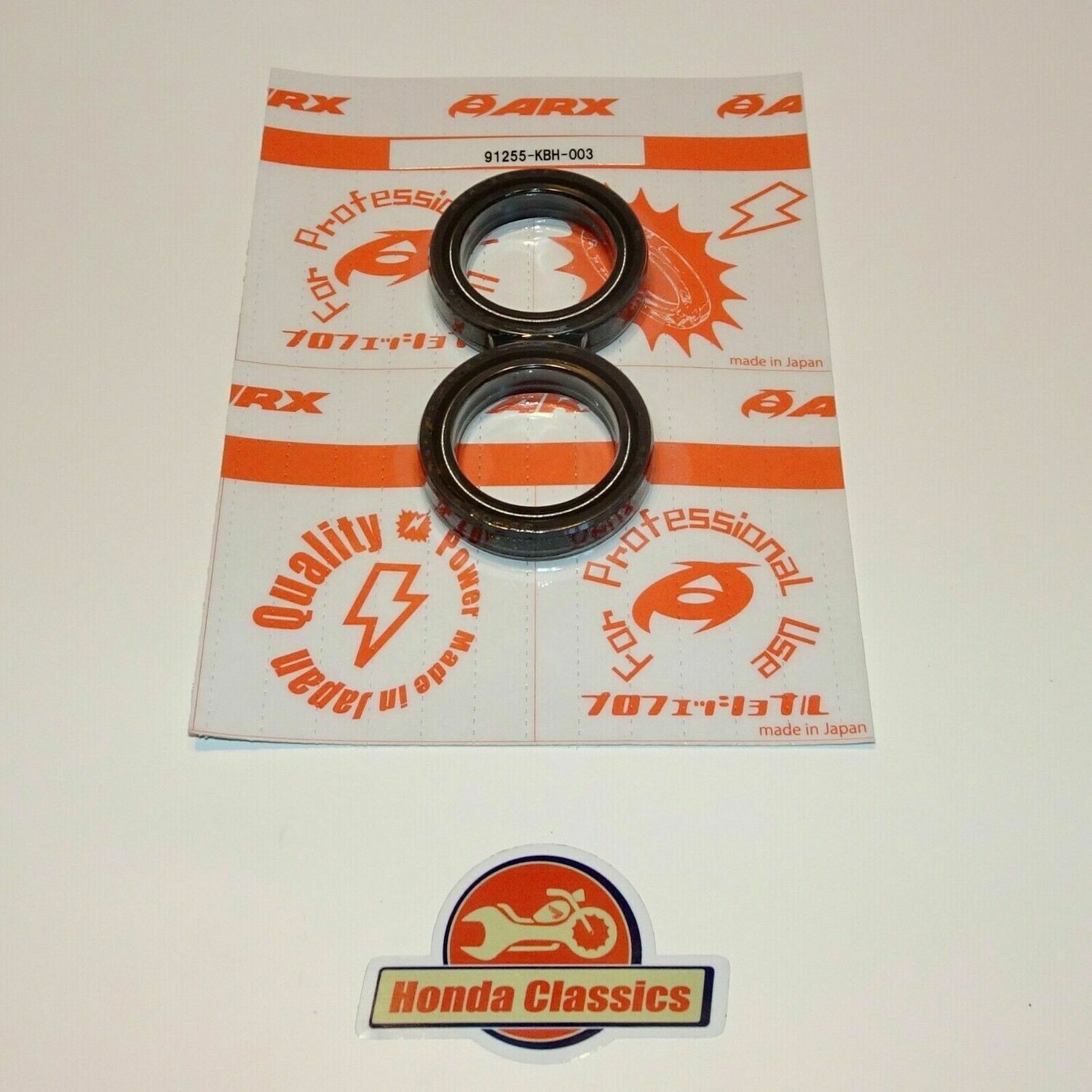 Front Fork Oil Seals, Pair KIT020