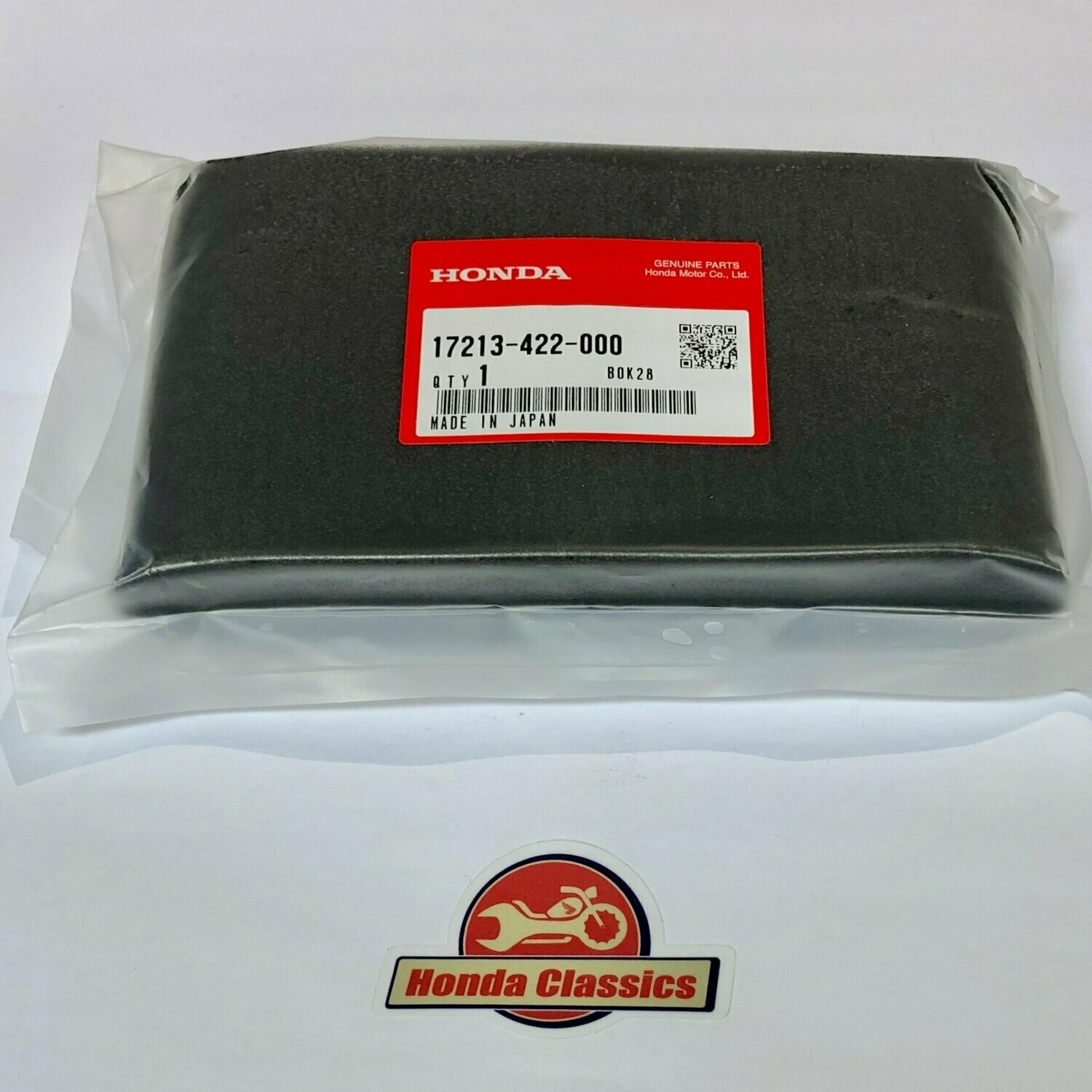 Air Filter Element, Genuine Honda 17213-422-000