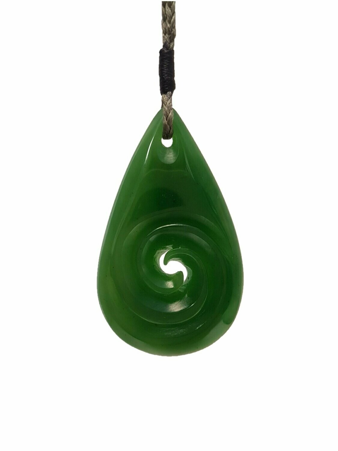 Greenstone Teardrop (Roimata) NZ Genuine Kahurangi stone Waiheke