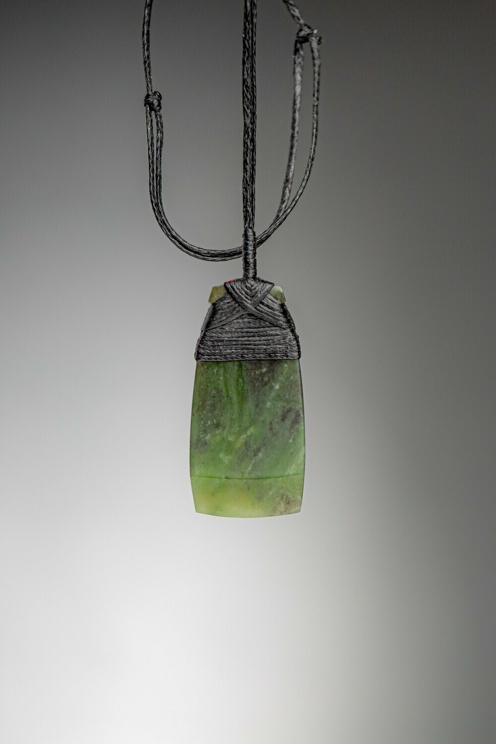 Greenstone Toki With Koru NZ Genuine Auhunga Stone Koromiko