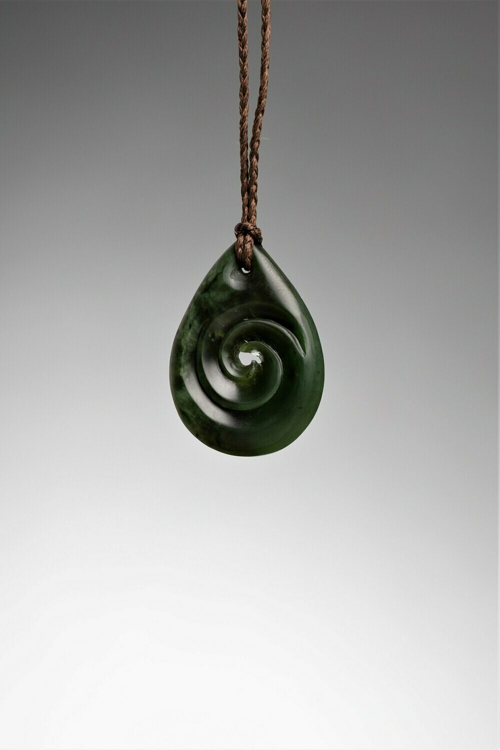 Greenstone Teardrop (Roimata ) NZ Genuine Kawakawa stone Reikorangi