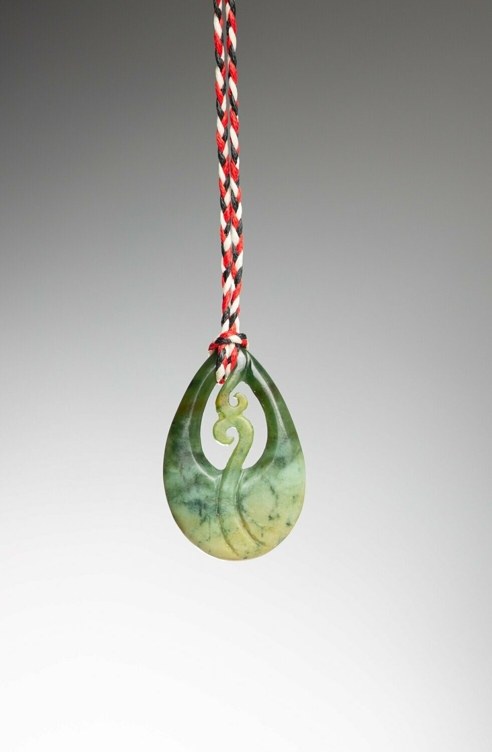 Greenstone Teardrop (Roimata) NZ Genuine Marsden Flower Jade Turitea