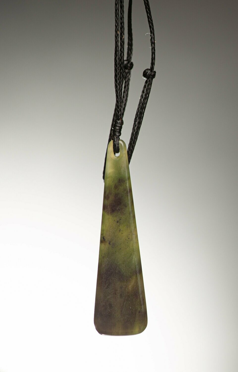 Moko Pounamu Kuru Drop NZ Genuine Kawakawa Greenstone Kaimiro