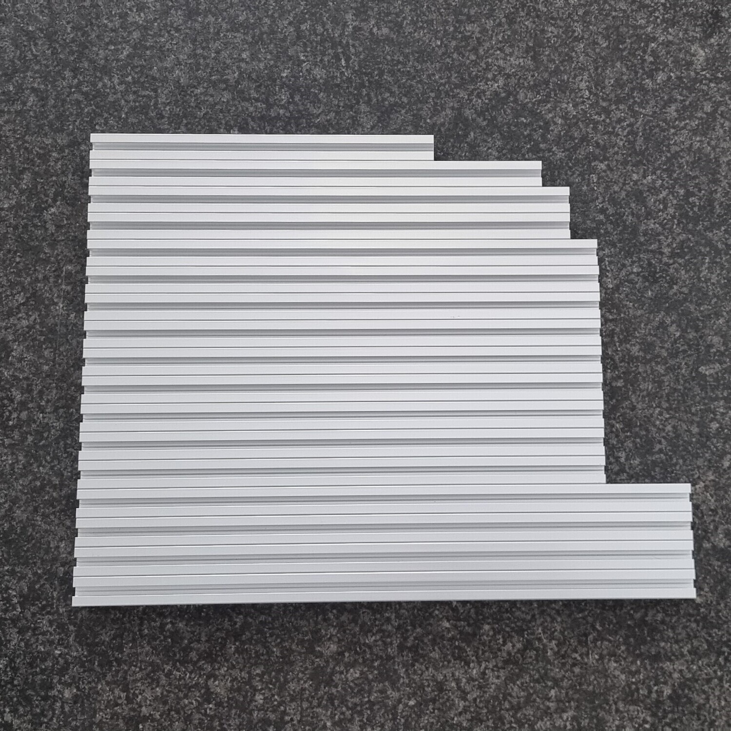 Misumi T Slot Set for Voron 2.4 (350mm, CLEAR Anodized)