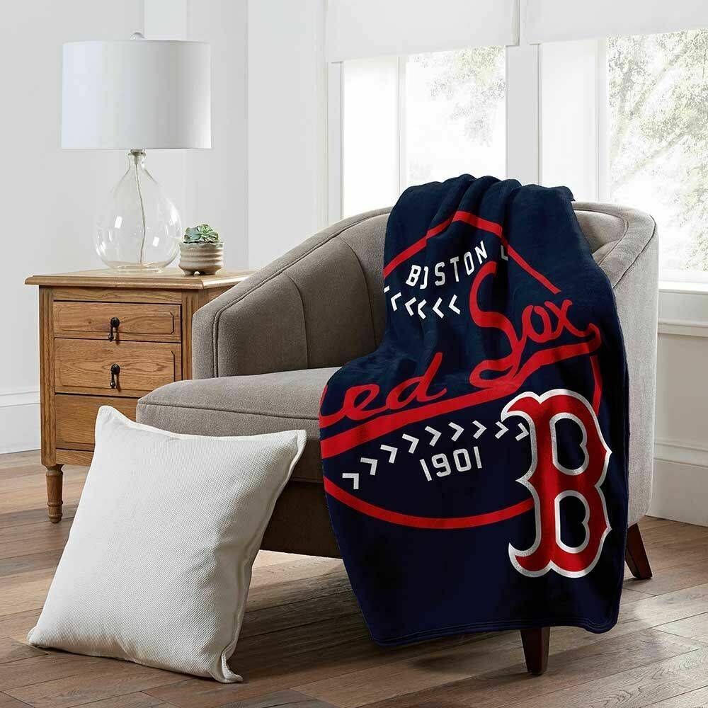 50" x 60" Boston Red Sox Raschel Throw Blanket by The Northwest Company