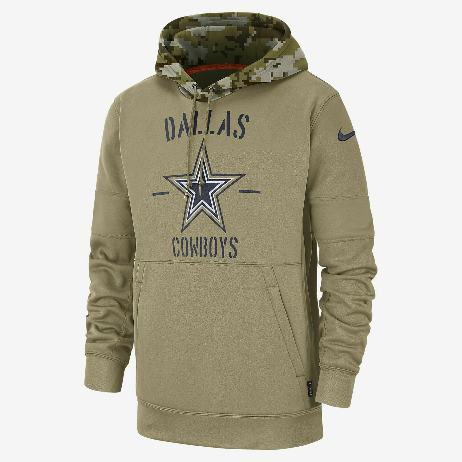 Hoodie Nike 2019 Salute to Service Dallas Cowboys ThermaFit