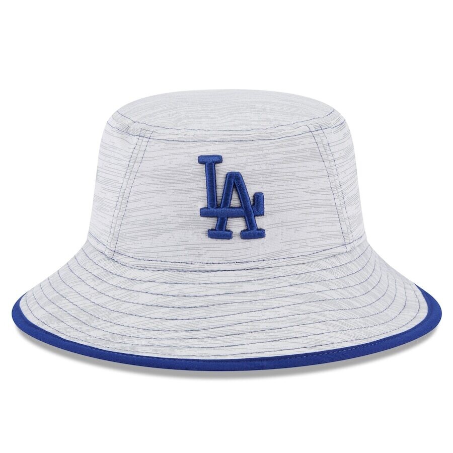 Los Angeles Dodgers New Era Gray Game Bucket Hat