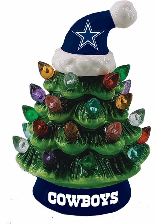 Dallas Cowboys Ornament Christmas Tree LED 4 Inch