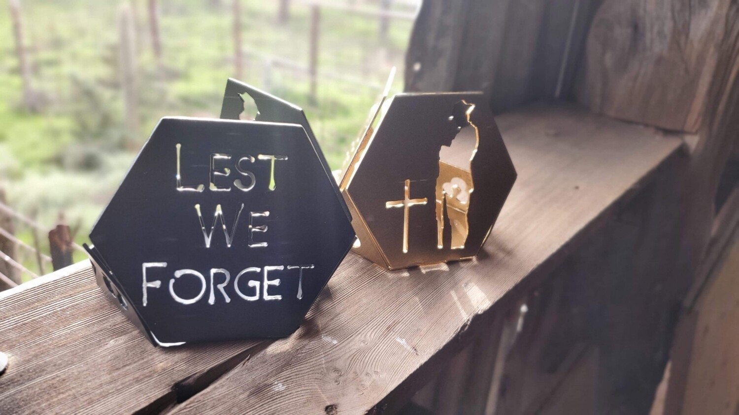 ANZAC Tea Light Candle Holder