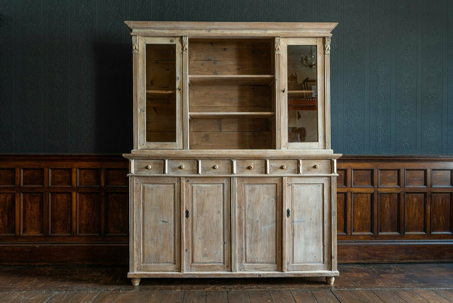 Lime Wash Reclaimed Pine Dresser