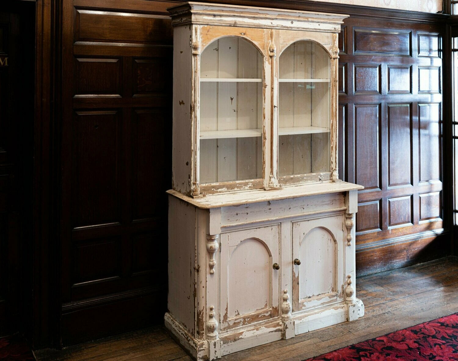 19thC Painted Pine dresser