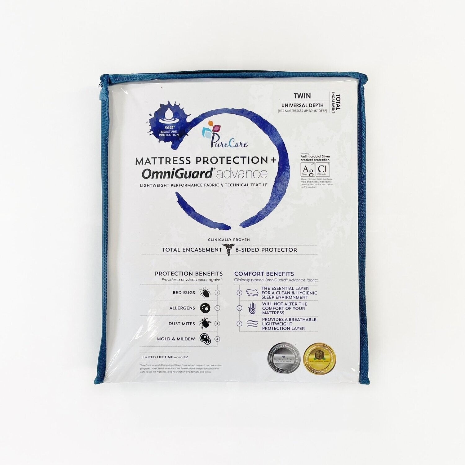 PureCare Total Encasement Mattress Protector