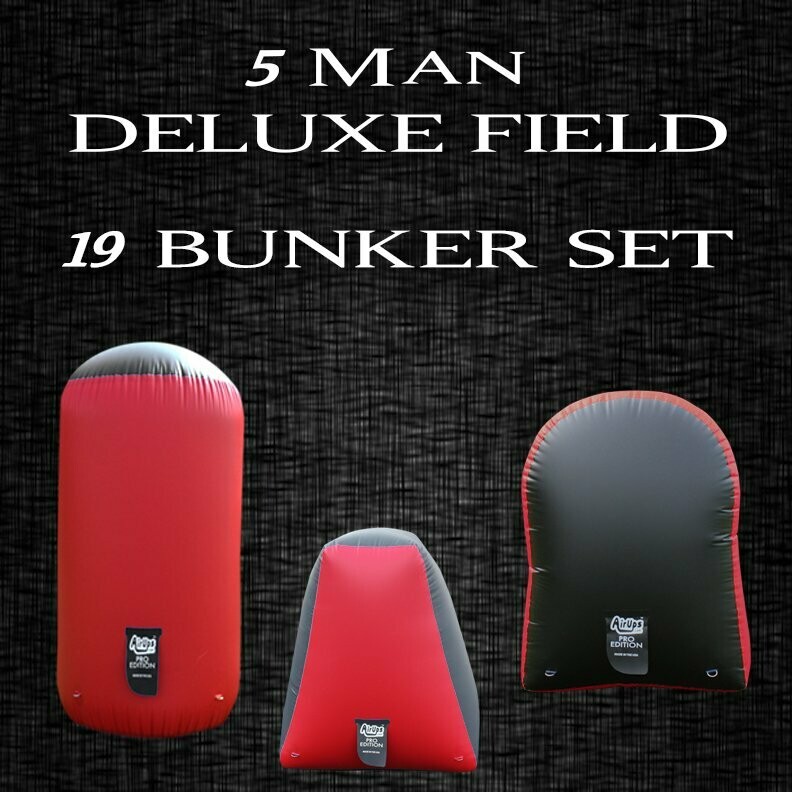 Deluxe Paintball Field 19 Bunker Set Airups