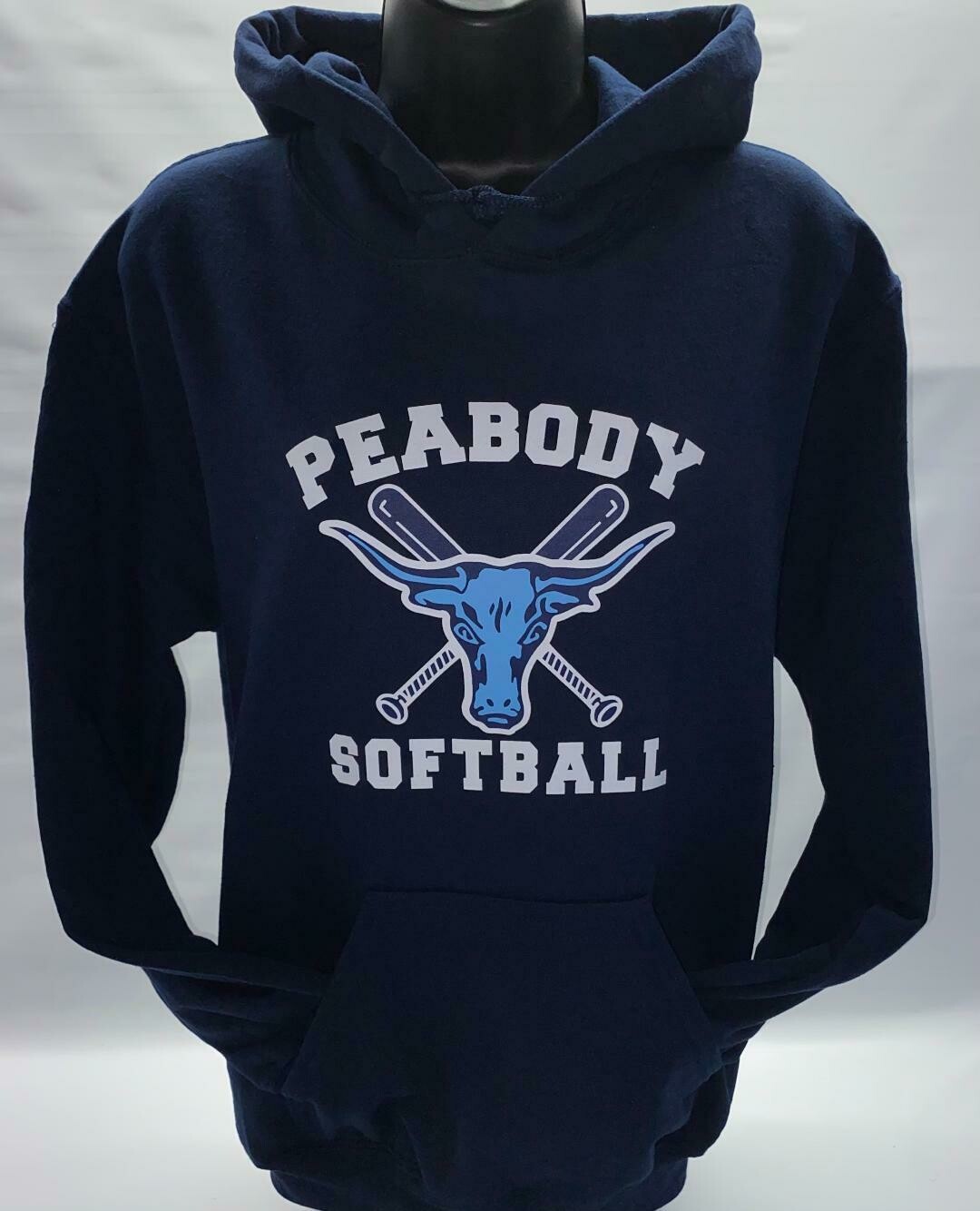 Unisex Youth & Adult Heavy Blend Softball Hooded Sweatshirt