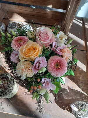 Blumenstrauss in Herzform