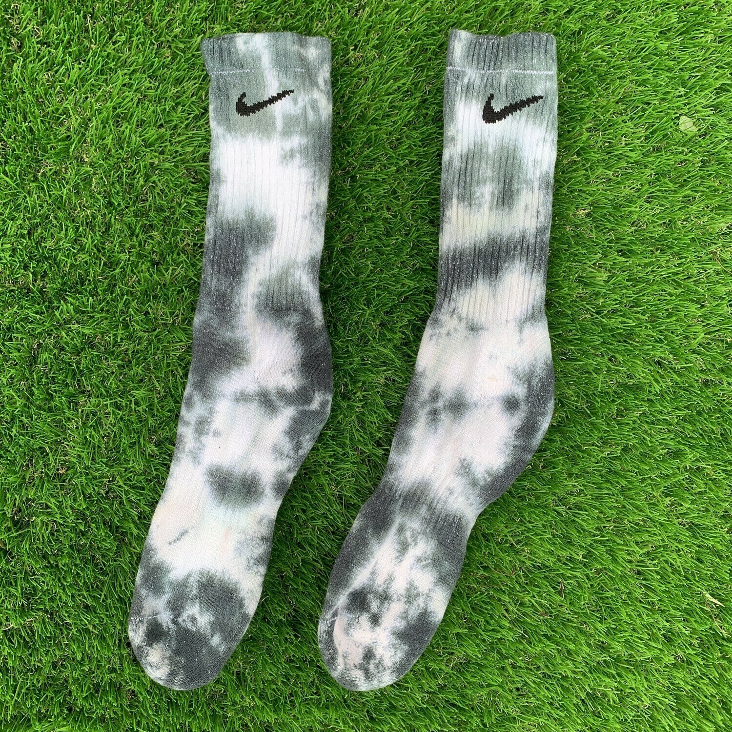 Tie Dye Nike Socks (Black)