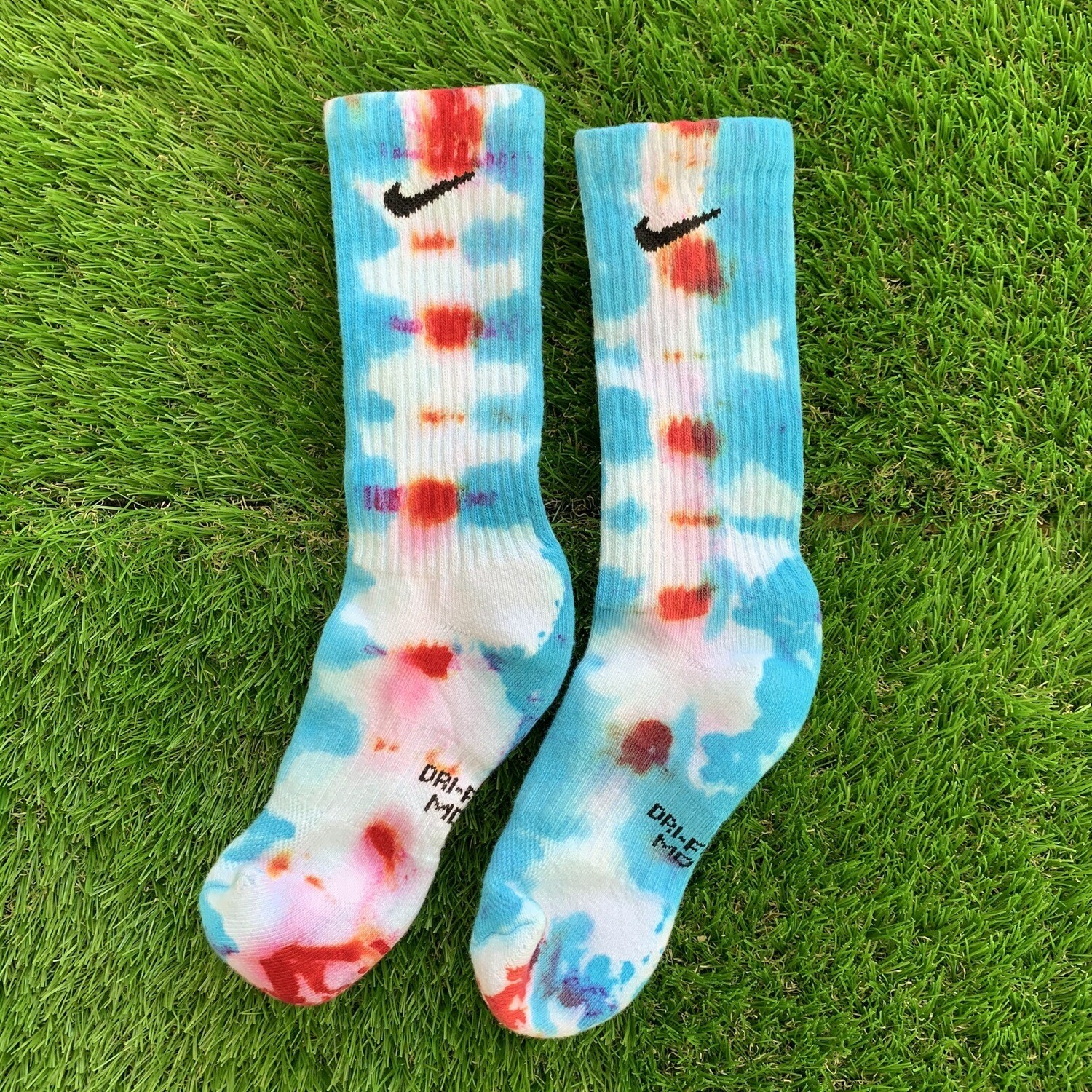 Tie Dye Nike socks (Firecracker Youth)